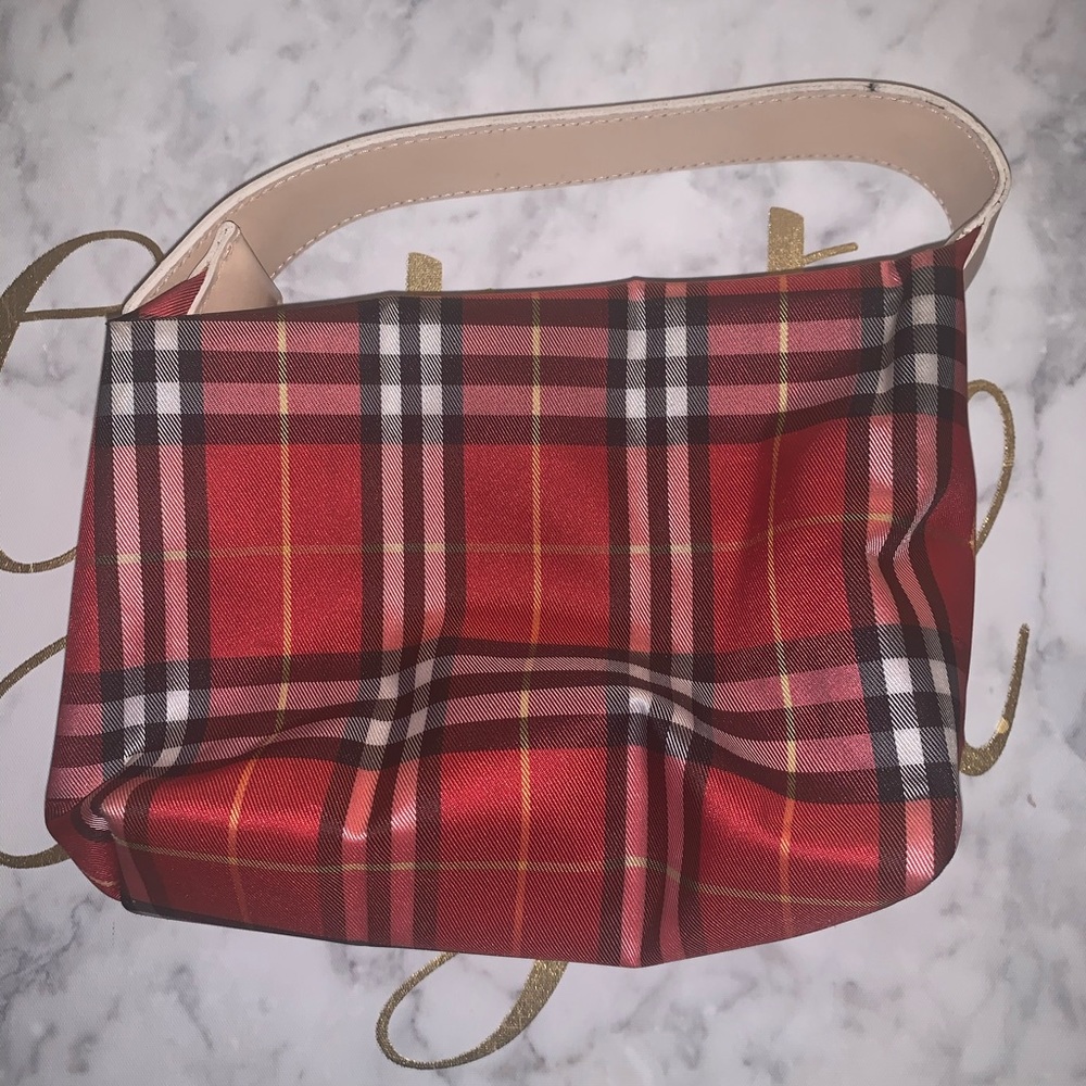 Authentic Vintage Burberry Red Small Bag
